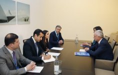 Heydər Əliyev Fondunun vitse-prezidenti Leyla Əliyeva FAO rəsmiləri ilə görüşüb (FOTO) (YENİLƏNİB)