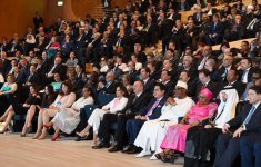Prezident İlham Əliyev və xanımı IV Ümumdünya Mədəniyyətlərarası Dialoq Forumunun açılışında iştirak ediblər (YENİLƏNİB-3) (FOTO)