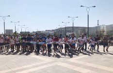 Bakıda "Wing for Life App Run" qaçışının qalibləri müəyyən olunub (FOTO)