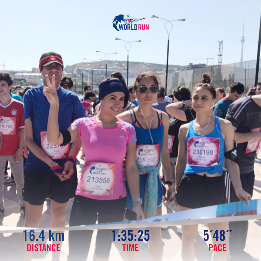 Bakıda "Wing for Life App Run" qaçışının qalibləri müəyyən olunub (FOTO)