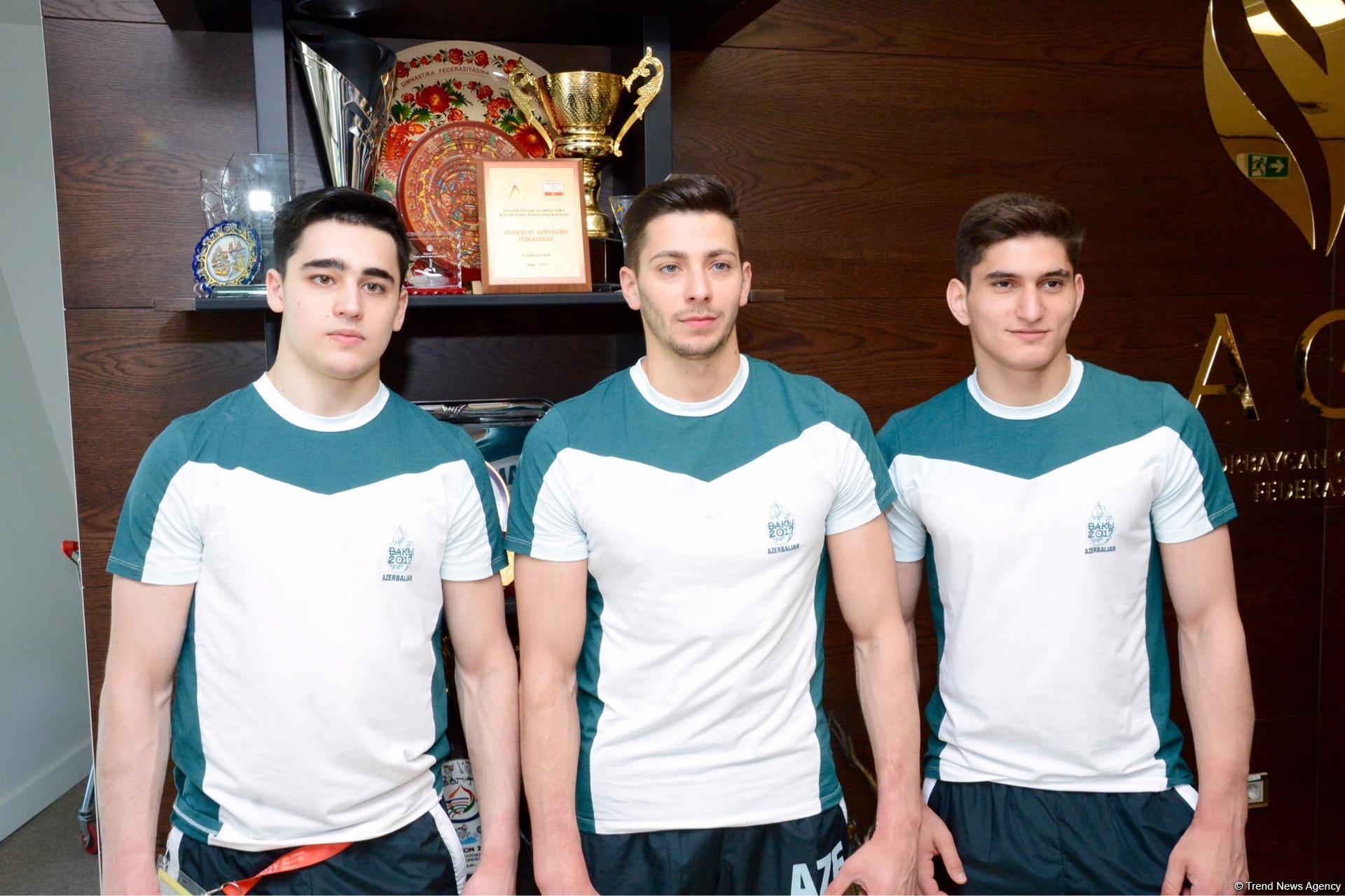 Gimnast oğlanlarımız İslamiadada qalib gəlmək üçün bütün səylərini göstərəcəklər (FOTO)