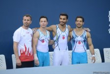 Bakı-2017: İdman gimnastlarının podium məşqləri (FOTOREPORTAJ)