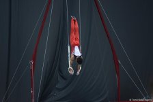 Bakı-2017: İdman gimnastlarının podium məşqləri (FOTOREPORTAJ)