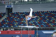 Bakı-2017: İdman gimnastlarının podium məşqləri (FOTOREPORTAJ)