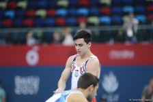 Bakı-2017: İdman gimnastlarının podium məşqləri (FOTOREPORTAJ)