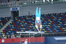 Bakı-2017: İdman gimnastlarının podium məşqləri (FOTOREPORTAJ)