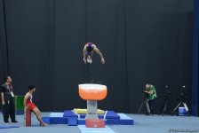 Bakı-2017: İdman gimnastlarının podium məşqləri (FOTOREPORTAJ)
