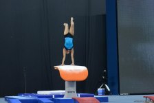 Bakı-2017: Milli Gimnastika Arenasında idman gimnastlarının podium məşqləri başlayıb (FOTO)