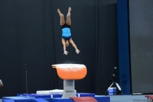 Bakı-2017: Milli Gimnastika Arenasında idman gimnastlarının podium məşqləri başlayıb (FOTO)