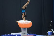 Bakı-2017: Milli Gimnastika Arenasında idman gimnastlarının podium məşqləri başlayıb (FOTO)