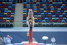 Bakı-2017: Milli Gimnastika Arenasında idman gimnastlarının podium məşqləri başlayıb (FOTO)