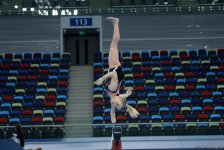 Bakı-2017: Milli Gimnastika Arenasında idman gimnastlarının podium məşqləri başlayıb (FOTO)