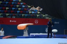 Bakı-2017: Milli Gimnastika Arenasında idman gimnastlarının podium məşqləri başlayıb (FOTO)