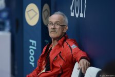 Bakı-2017: Milli Gimnastika Arenasında idman gimnastlarının podium məşqləri başlayıb (FOTO)