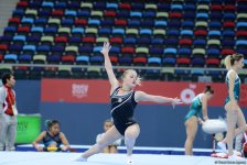 Bakı-2017: Milli Gimnastika Arenasında idman gimnastlarının podium məşqləri başlayıb (FOTO)
