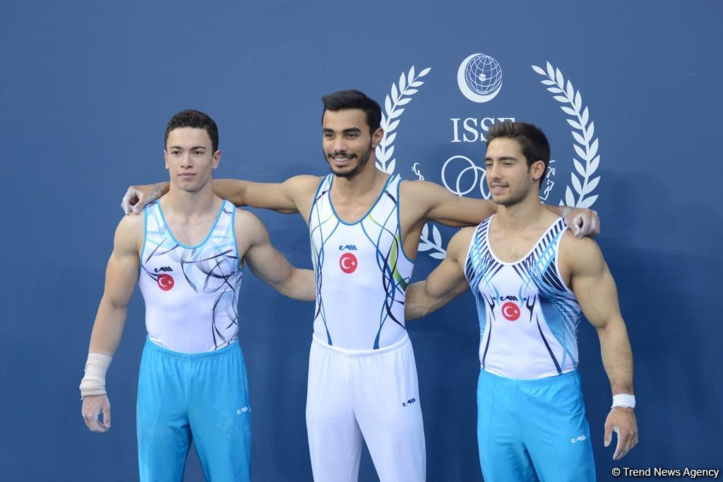 Bakı-2017: İdman gimnastlarının podium məşqləri (FOTOREPORTAJ)