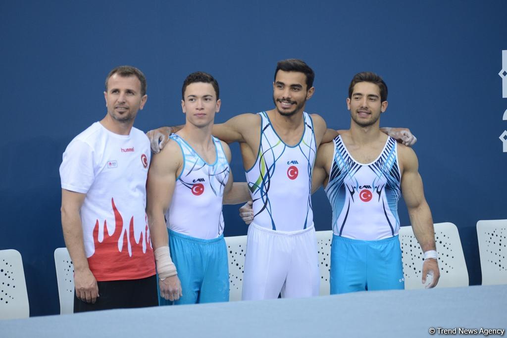 Bakı-2017: İdman gimnastlarının podium məşqləri (FOTOREPORTAJ)