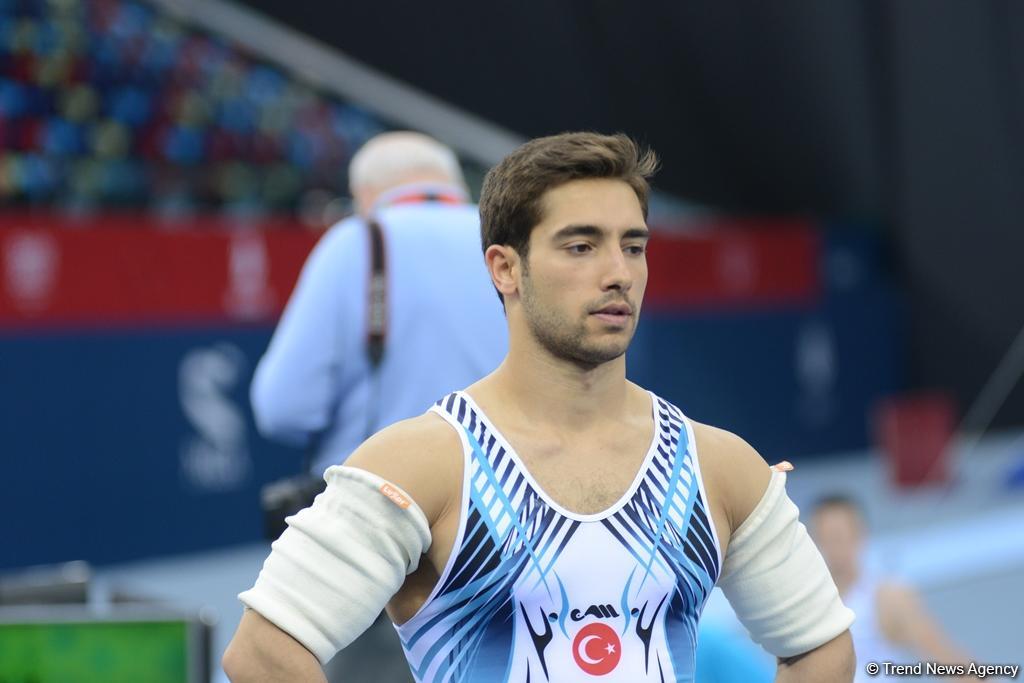 Bakı-2017: İdman gimnastlarının podium məşqləri (FOTOREPORTAJ)