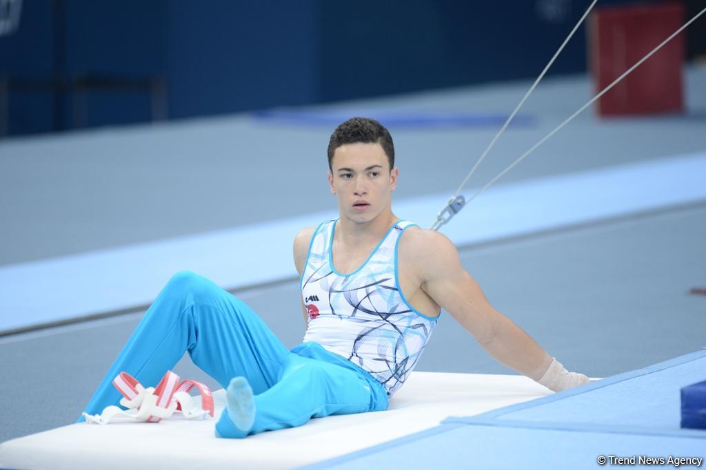 Bakı-2017: İdman gimnastlarının podium məşqləri (FOTOREPORTAJ)