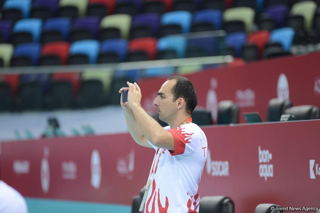 Bakı-2017: İdman gimnastlarının podium məşqləri (FOTOREPORTAJ)