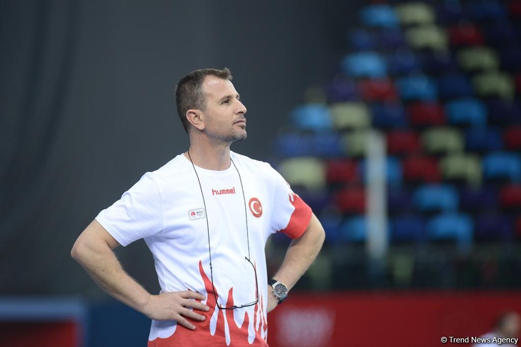 Bakı-2017: İdman gimnastlarının podium məşqləri (FOTOREPORTAJ)