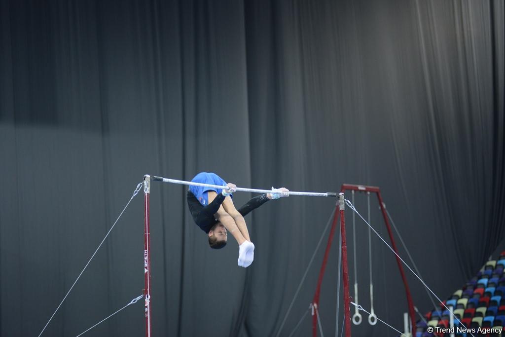 Bakı-2017: İdman gimnastlarının podium məşqləri (FOTOREPORTAJ)