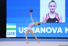 İslamiada çərçivəsində bədii gimnastika üzrə yarışlara start verildi (FOTO)