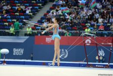 İslamiada çərçivəsində bədii gimnastika üzrə yarışlara start verildi (FOTO)