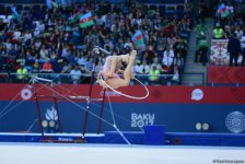 İslamiada çərçivəsində bədii gimnastika üzrə yarışlara start verildi (FOTO)