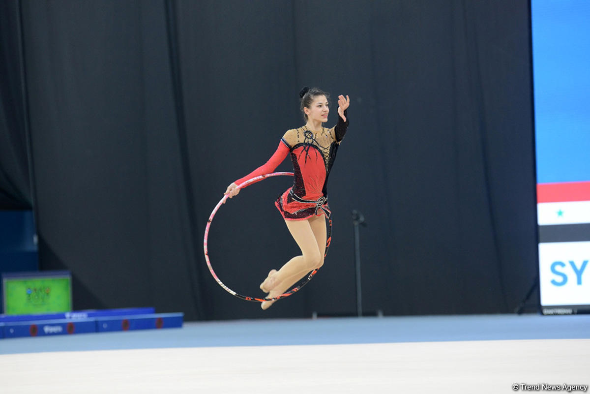 İslamiada çərçivəsində bədii gimnastika üzrə yarışlara start verildi (FOTO)