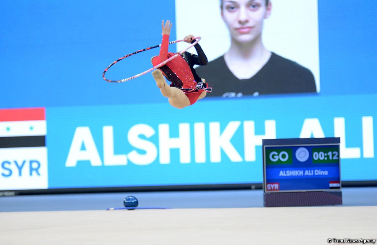 İslamiada çərçivəsində bədii gimnastika üzrə yarışlara start verildi (FOTO)