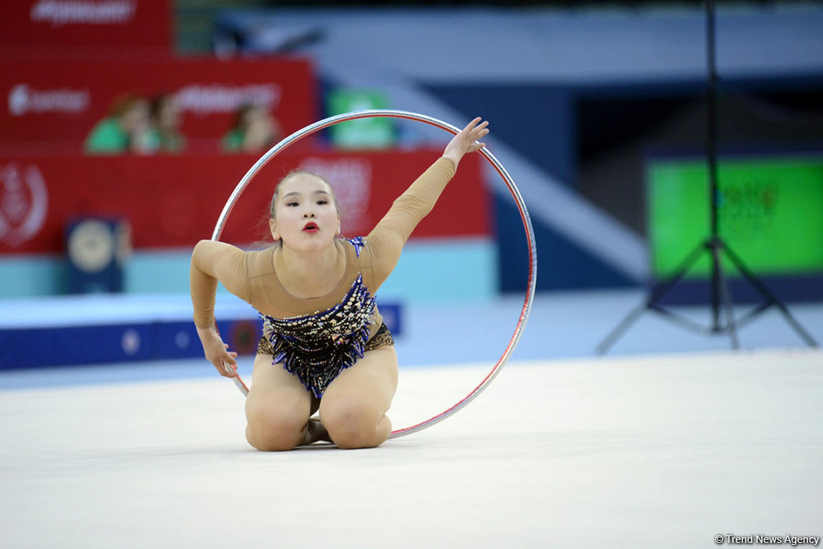 İslamiada çərçivəsində bədii gimnastika üzrə yarışlara start verildi (FOTO)