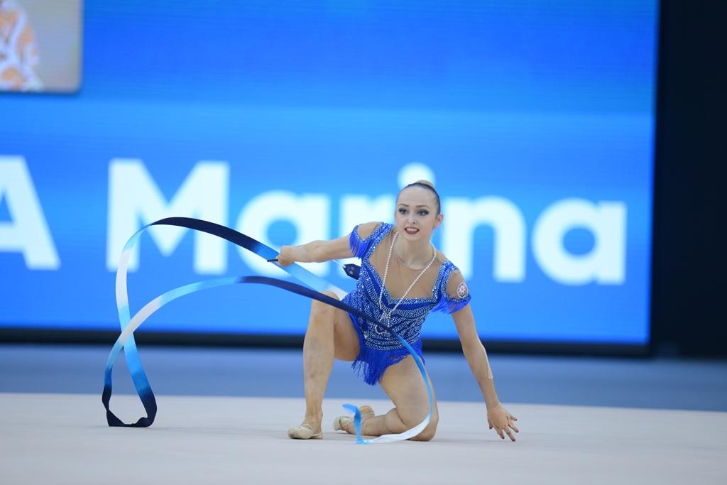 İslamiadada bədii gimnastika üzrə yarışların ikinci günü FOTOLARDA 