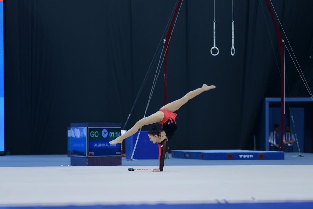 İslamiadada bədii gimnastika üzrə yarışların ikinci günü FOTOLARDA 