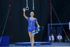 İslamiadada bədii gimnastika üzrə yarışların ikinci günü FOTOLARDA 