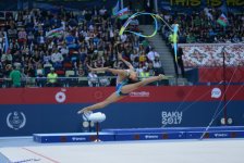 İslamiadada bədii gimnastika üzrə yarışların ikinci günü FOTOLARDA 