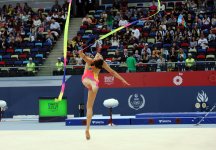 Birinci vitse-prezident Mehriban Əliyeva İslamiadada bədii gimnastika yarışlarının qaliblərini mükafatlandırıb (FOTO)
