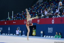 Bakı-2017: Bədii gimnastika yarışlarının ikinci günü başladı (FOTO)