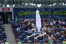 İslamiada çərçivəsində idman gimnastikası üzrə yarışlar keçirilir (FOTO)