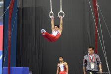 İslamiada çərçivəsində idman gimnastikası üzrə yarışlara start verildi (FOTO)