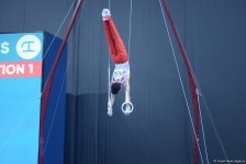 İslamiada çərçivəsində idman gimnastikası üzrə yarışlara start verildi (FOTO)