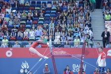 İslamiada çərçivəsində idman gimnastikası üzrə yarışlara start verildi (FOTO)