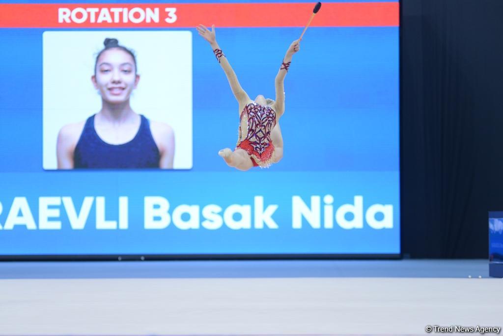 Bakı-2017: Bədii gimnastika yarışlarının ikinci günü başladı (FOTO)