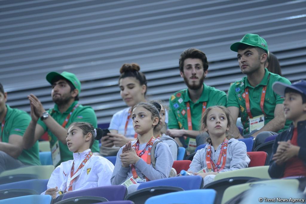Bakı-2017: Bədii gimnastika yarışlarının ikinci günü başladı (FOTO)