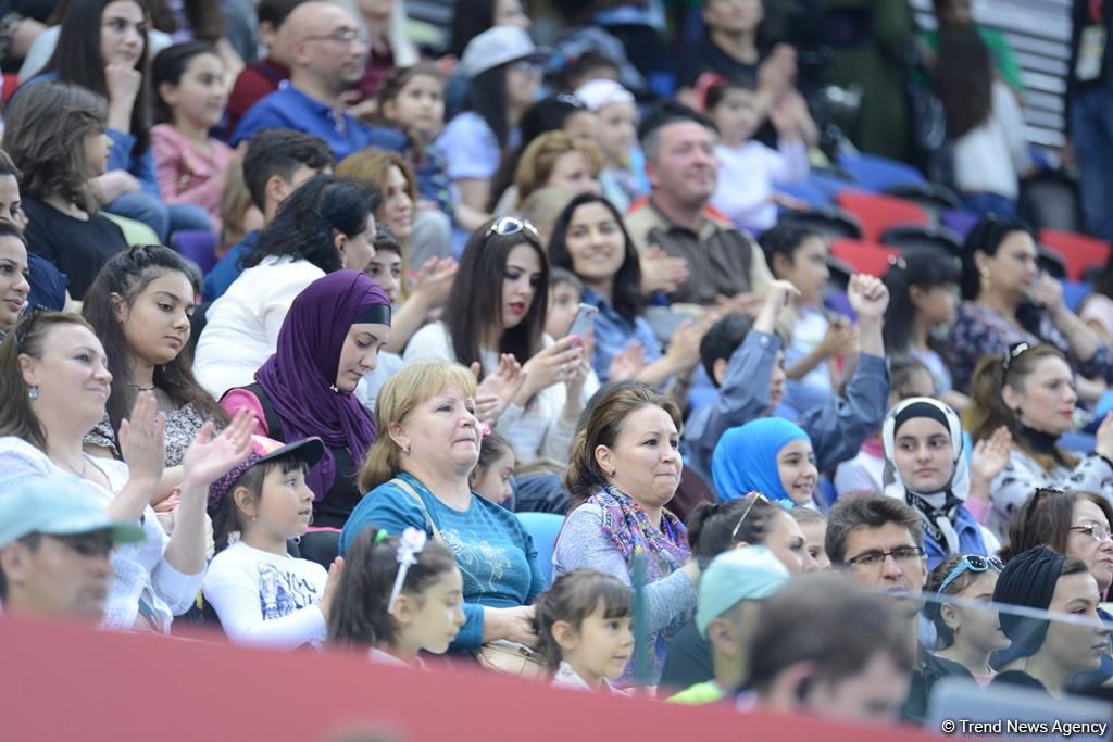 Bakı-2017: Bədii gimnastika yarışlarının ikinci günü başladı (FOTO)