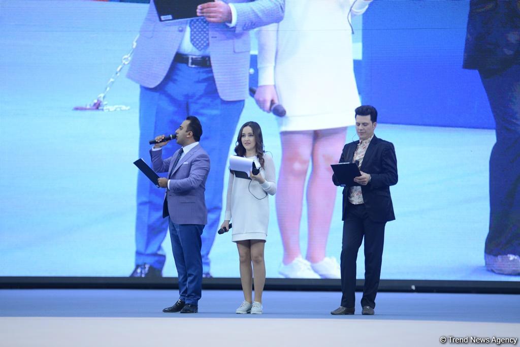 Bakı-2017: Bədii gimnastika yarışlarının ikinci günü başladı (FOTO)
