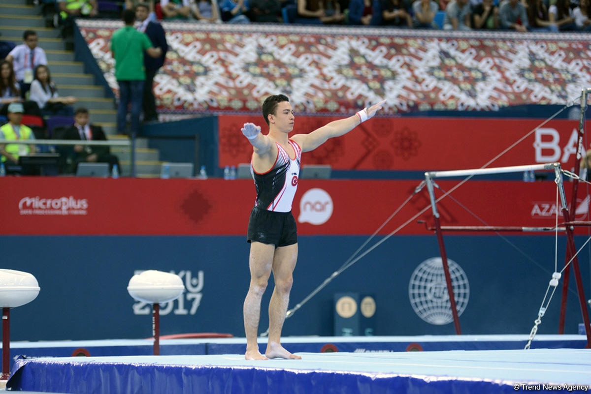 İslamiada çərçivəsində idman gimnastikası üzrə yarışlar keçirilir (FOTO)
