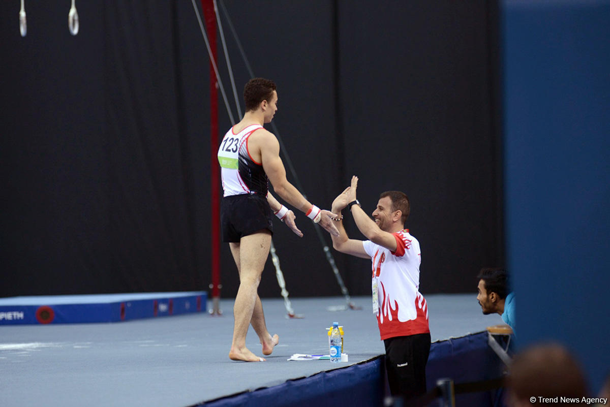 İslamiada çərçivəsində idman gimnastikası üzrə yarışlar keçirilir (FOTO)
