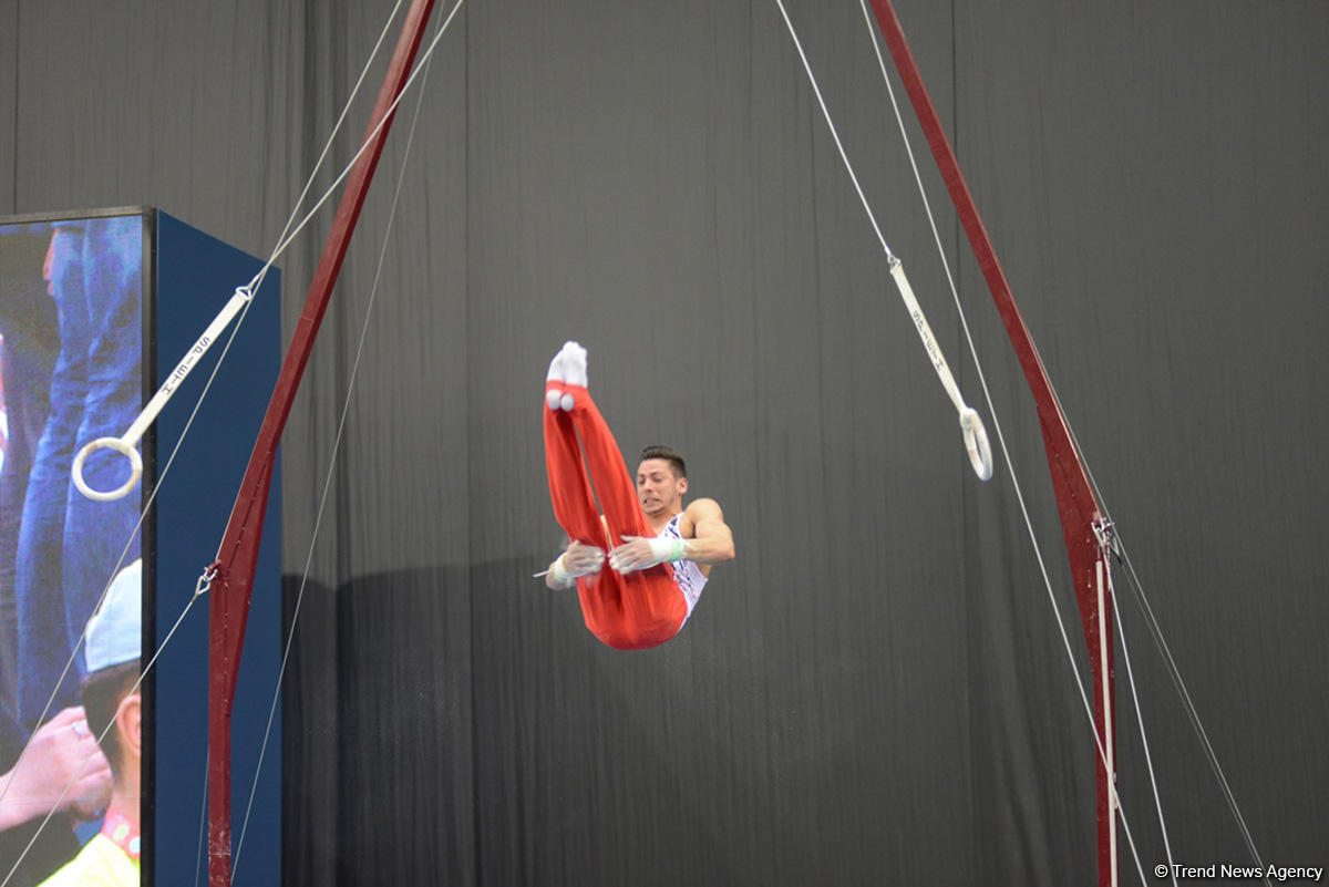 İslamiada çərçivəsində idman gimnastikası üzrə yarışlara start verildi (FOTO)