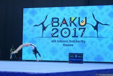 İslamiadanın idman gimnastikası yarışlarında ikinci günə start verilib (FOTO)